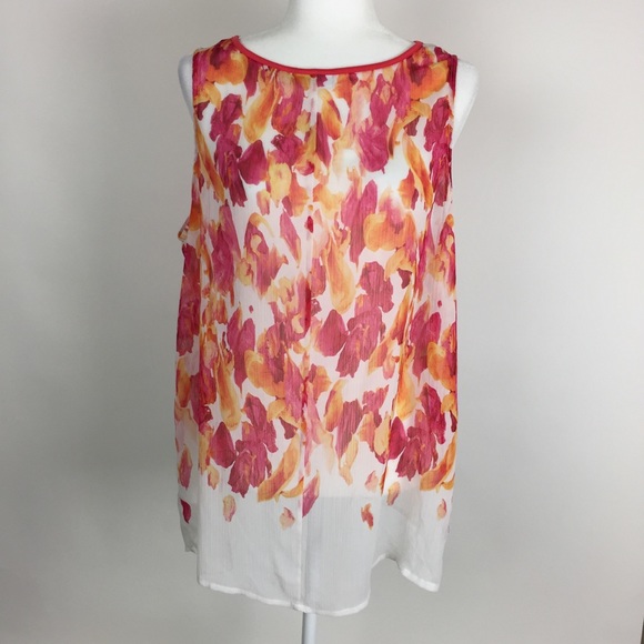 Liz Claiborne Multi Color Top Size L - Picture 2 of 4